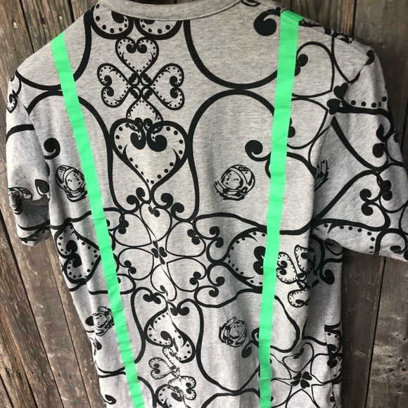 Billionaire Boys Club Hearts Iron Work motif Henley MED - Picture 6 of 12